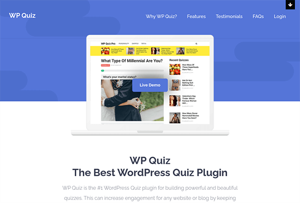 Wp quiz pro wordpress插件