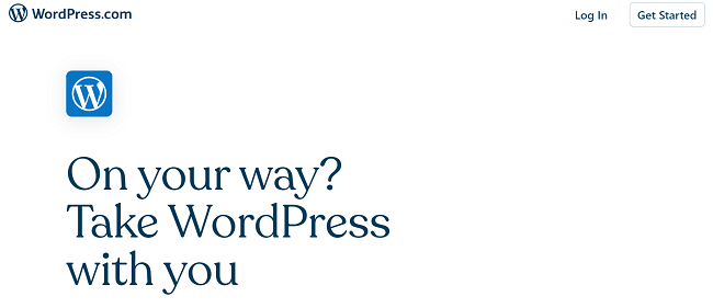 WordPress.com的主页