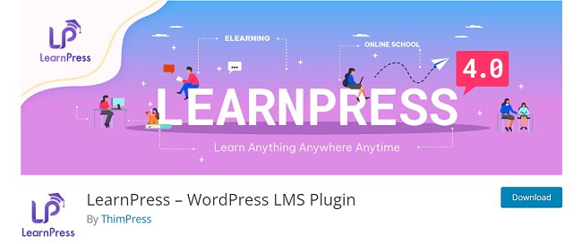 LearnPress主页